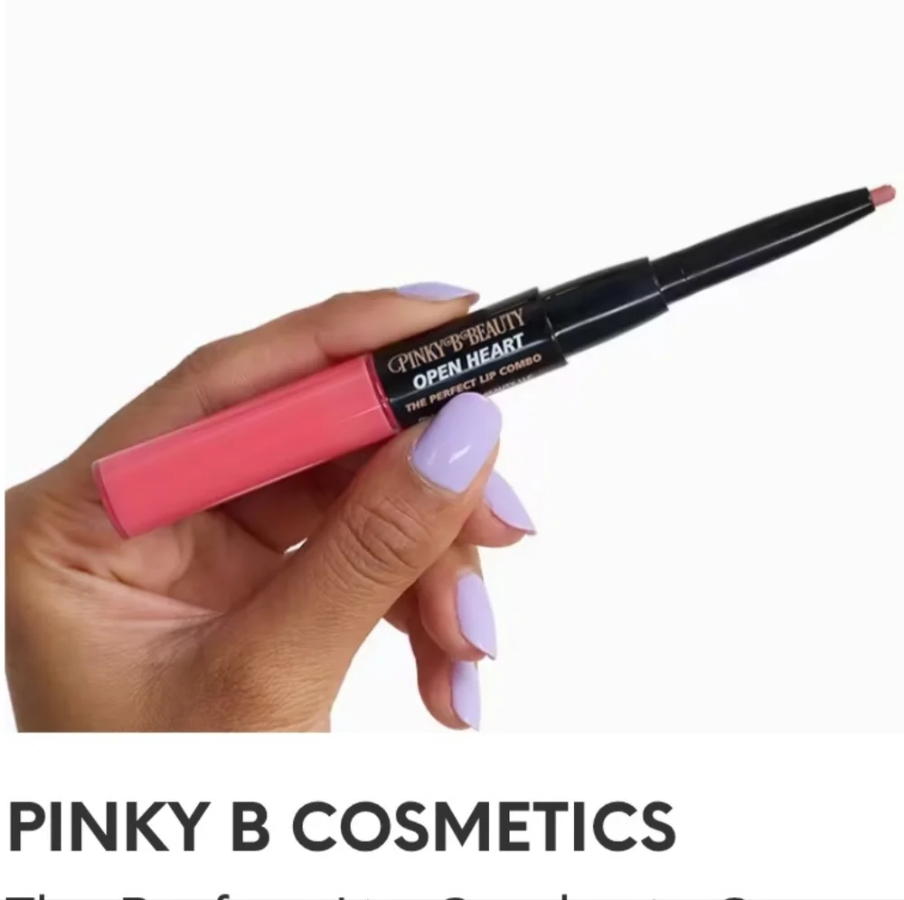 NEW PINKY B COSMETICS The Perfect Lip Combo In Shade OPEN HEART full Size